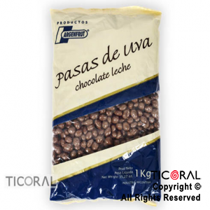 PASAS DE UVA CHOCOLATE LECHE X 1KG ARGENFRUT